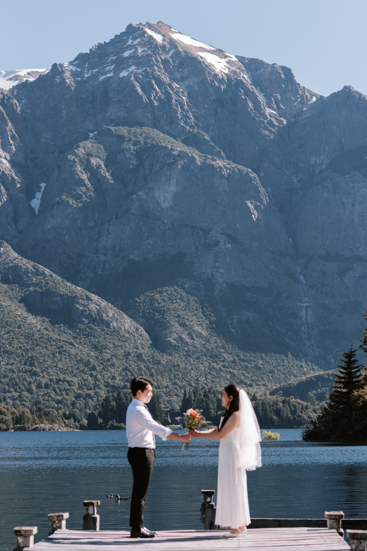 bridal shoot at llao liao hotel bariloche