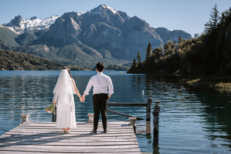 Sesión "Bridal" o preboda en Bariloche, en el hotel Llao Llao