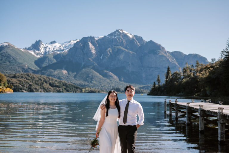 Sesión "Bridal" o preboda en Bariloche, en el hotel Llao Llao