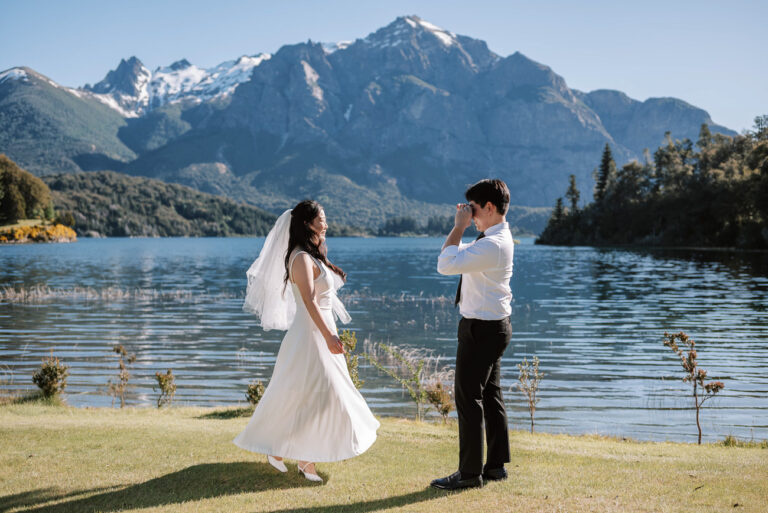 Sesión "Bridal" o preboda en Bariloche, en el hotel Llao Llao
