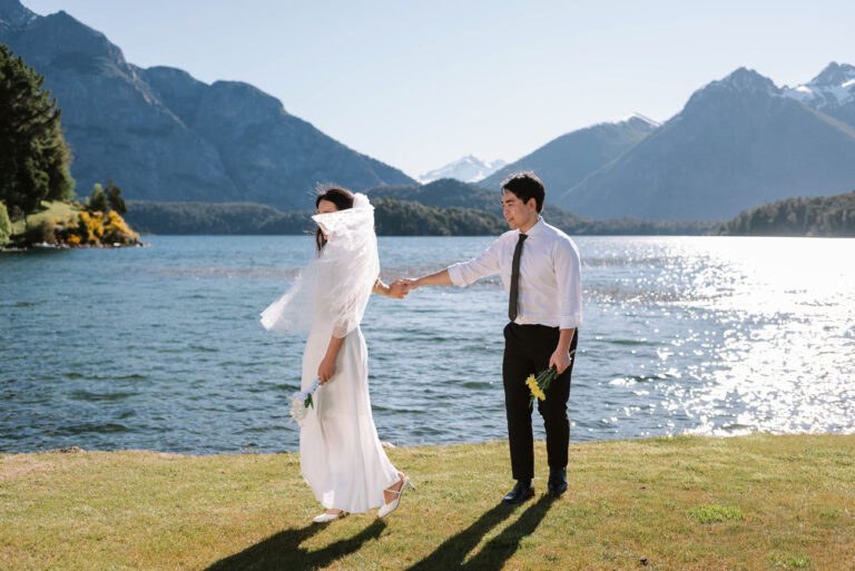 Sesión "Bridal" o preboda en Bariloche, en el hotel Llao Llao