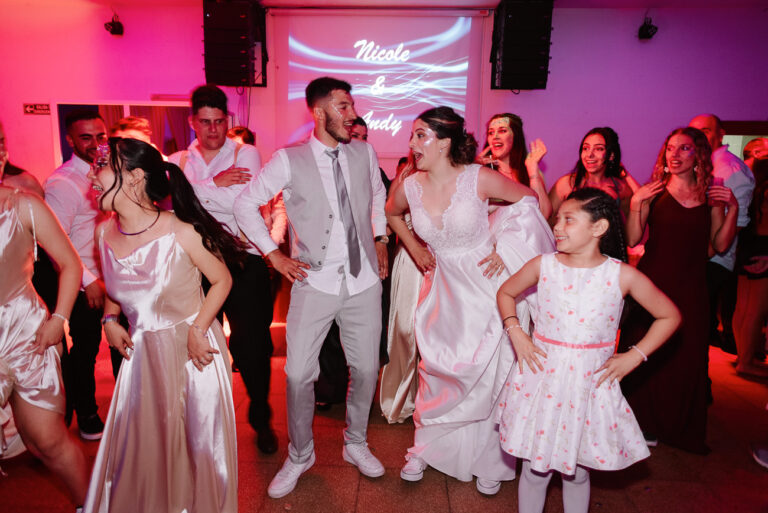 Boda en Bariloche, fiesta