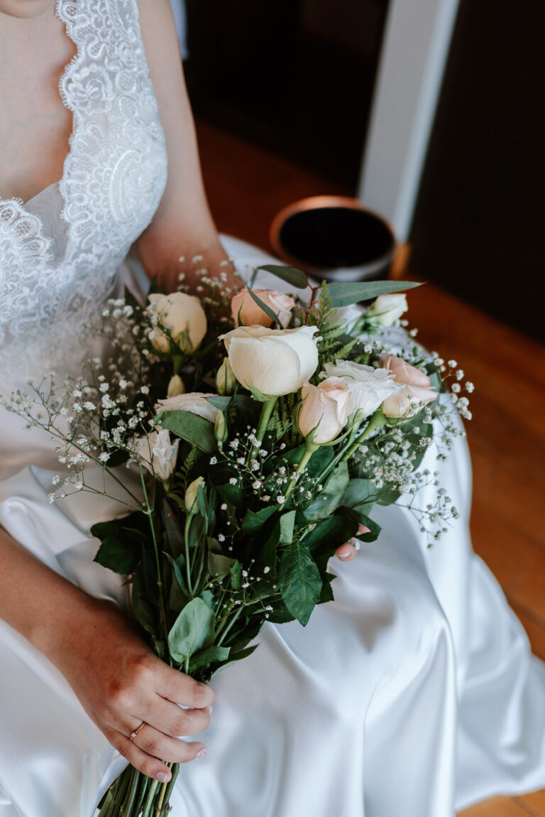 detalles del ramo, Boda en Bariloche