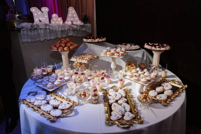 Boda en Bariloche, mesa dulce