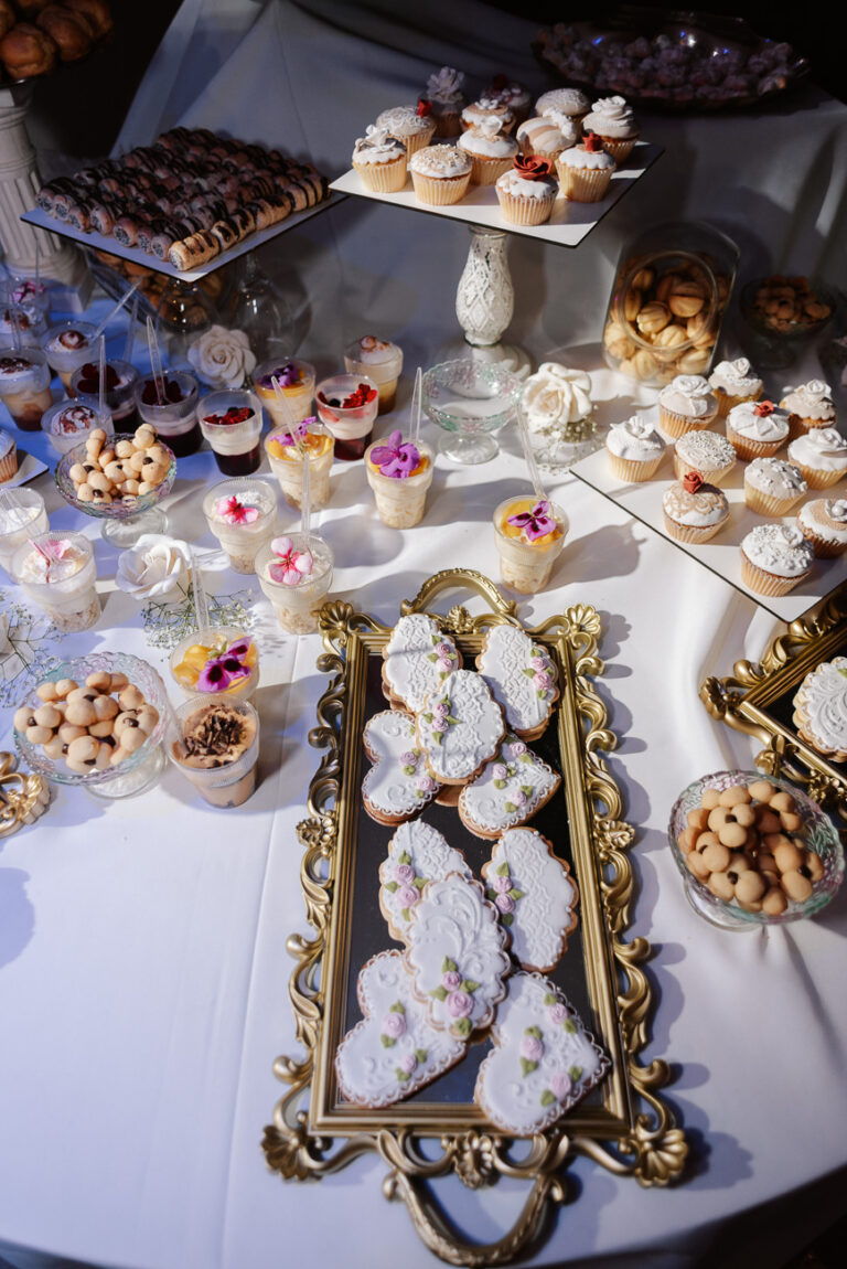 Boda en Bariloche, mesa dulce