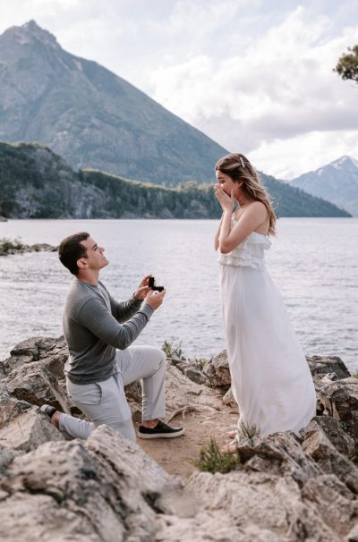 Propuesta de matrimonio a orillas del Nahuel Huapi, Bariloche